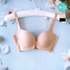[現貨]  無痕涼感鋼圈胸圍 - 膚色