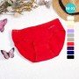 [現貨] 女裝 棉質低腰內褲 1102 - 紅色