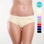 [現貨]  女裝 棉質低腰內褲 1102 - 淺黃色