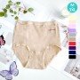 [現貨]  女裝 棉質高腰內褲 1104 - 可可色