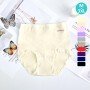 [現貨]  女裝 棉質高腰內褲 1104 - 淺黃色