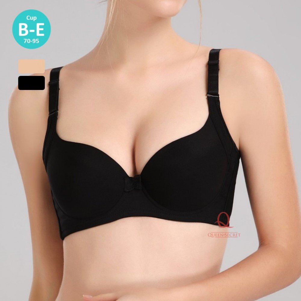 [現貨]  素面無痕胸圍 - 黑色