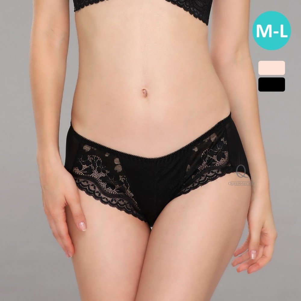 [現貨]  蕾絲深 V 鋼圈胸圍 - 黑色