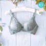 [現貨]  蕾絲無鋼圈胸圍 - 灰色
