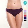 [現貨]  女裝 2件入 棉質低腰內褲 2270 - 深紫色