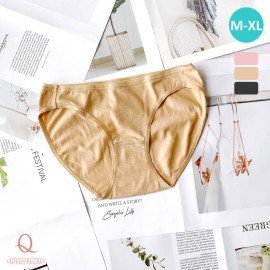 [現貨] 女裝 2件入 棉質低腰內褲 6102 - 膚色