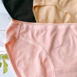 [現貨] 女裝 2件入 棉質低腰內褲 6102 - 粉紅色