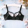 [現貨]  蕾絲鋼圈升級可拆式肩帶胸圍 - 黑色