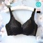 [預購]  大罩杯蕾絲鋼圈胸圍 - 黑色