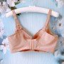 [預購]  大罩杯蕾絲鋼圈胸圍 - 淺啡色