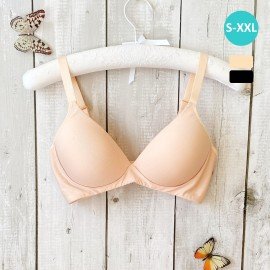 [現貨]  吸濕排汗無痕無鋼圈美型減壓胸圍 – 淺膚色