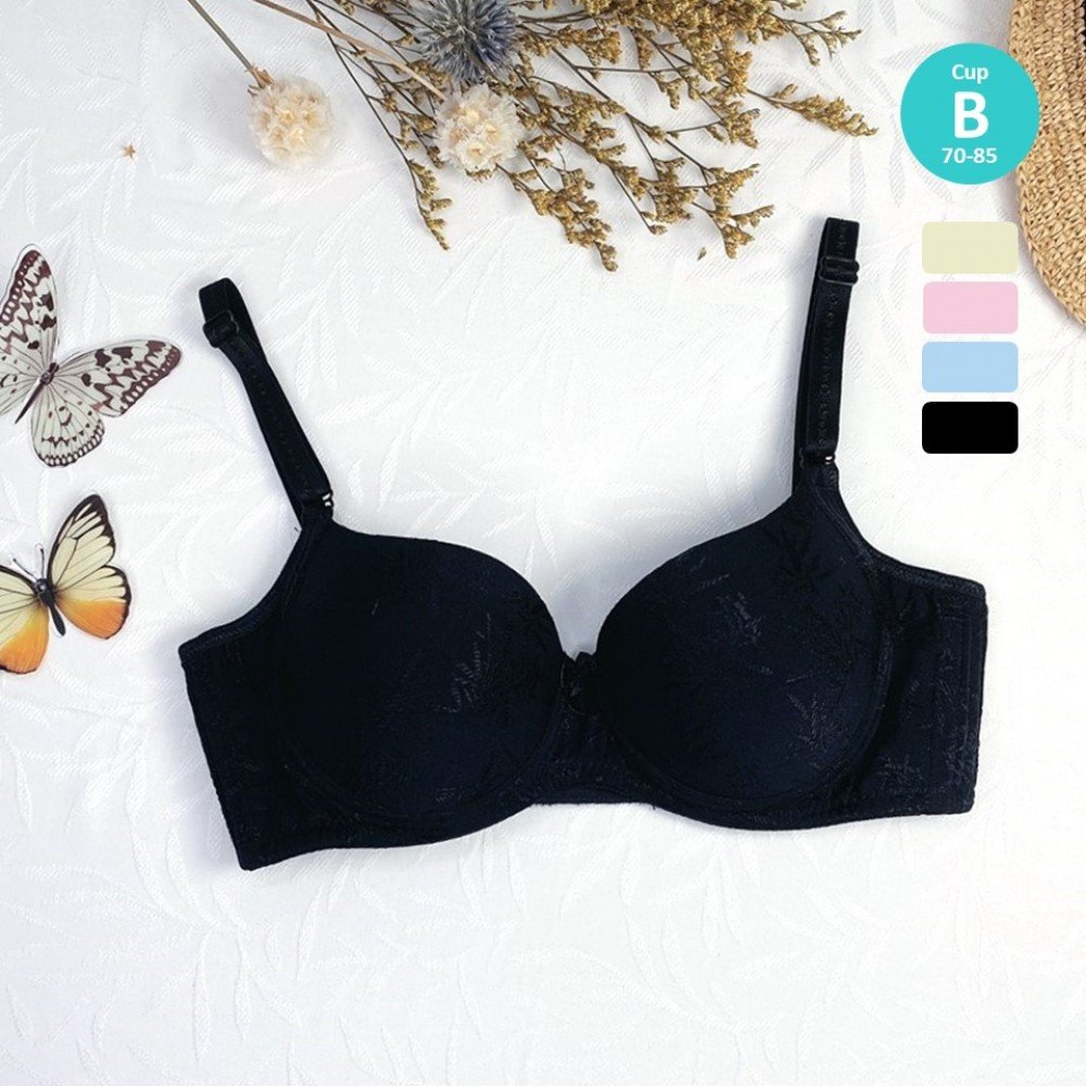 [In Stock]  Soft-wired Bra - Black