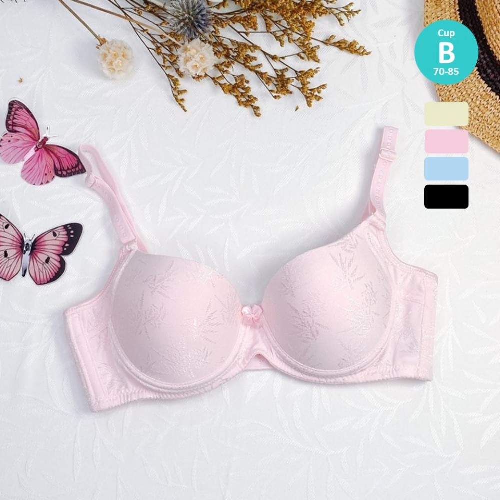 [In Stock]  Soft-wired Bra - Pink