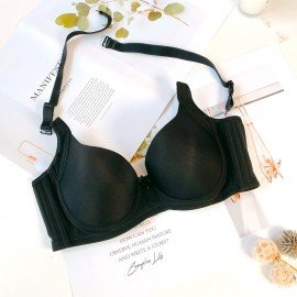 [現貨]  竹炭纖維可拆式肩帶胸圍 - 黑色