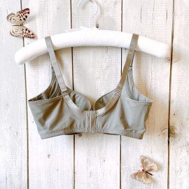 [現貨]  竹炭纖維可拆式肩帶胸圍 - 灰色