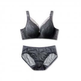 [Pre-Order]  Lace Wired-bra - Black