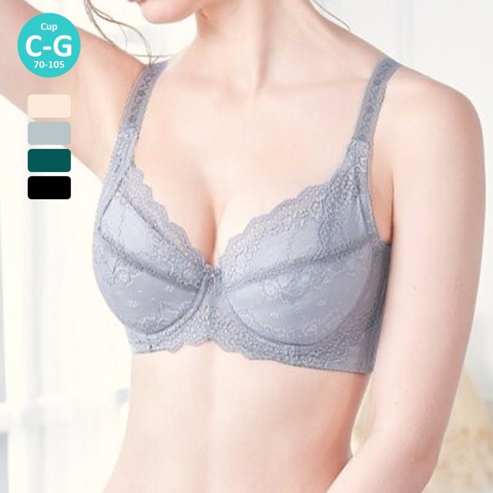 [預購]  水滴杯型 內拉提托 機能胸圍 - 灰色     [配褲須加購]