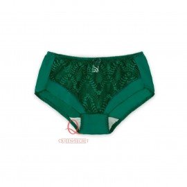 [預購]  蕾絲鋼圈胸圍配襯褲 - 綠色