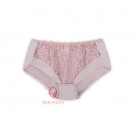 [預購]  蕾絲鋼圈胸圍配襯褲 - 粉紅色
