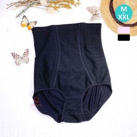 [現貨]  機能束腹束腰高腰雕塑褲 - 黑色